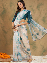 Womens Fashion Ethnic Blue Color Sarees-MLSHWSA1236BLU0ONE